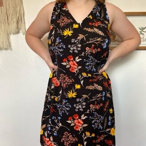 Sleeveless Floral Spring Dress